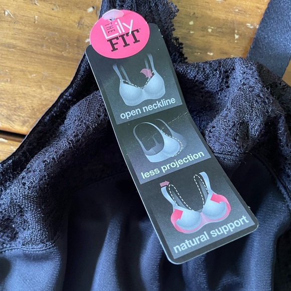 New NWT Bali Maidenform minimizer bra Black 38DDD 38 DDD - Picture 3 of 7